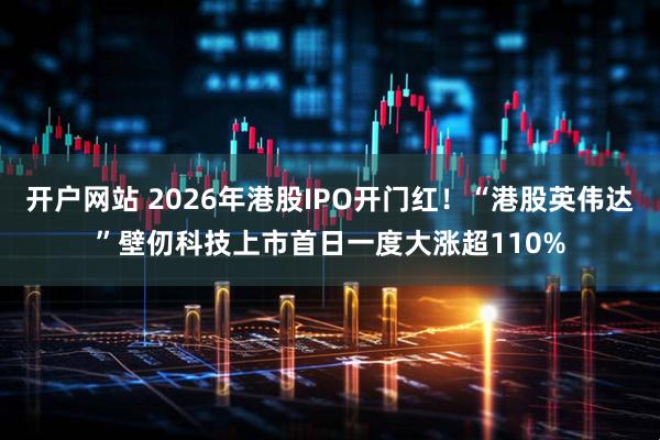 开户网站 2026年港股IPO开门红！“港股英伟达”壁仞科技上市首日一度大涨超110%